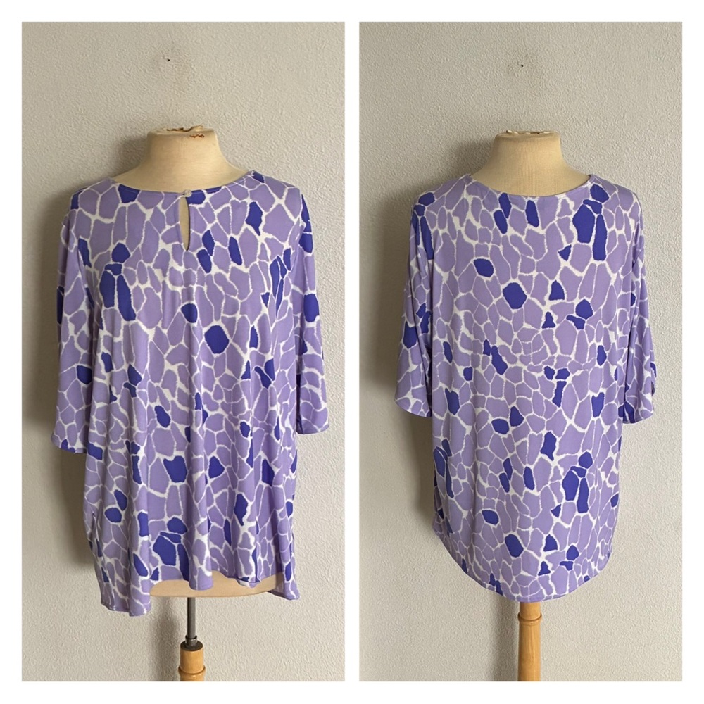 Investments purple blouse